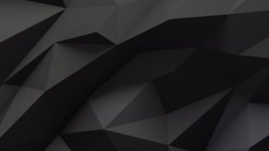 düşük Poli koyu arka plan