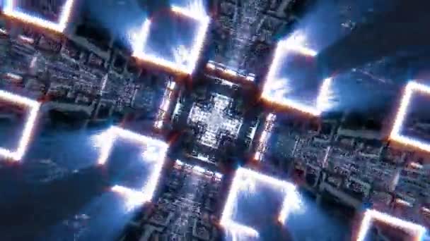 VJ ram Fractal utrymme — Stockvideo