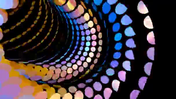 VJ Flashing Light Tunnel — Videoclip de stoc