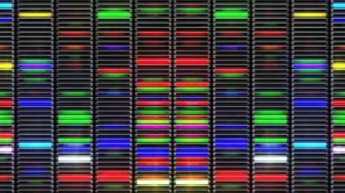 Neon ışıkları duvar Vj