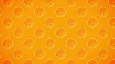 Turuncu Meyve Deseni Arkaplanı