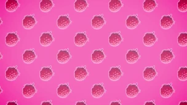 Raspberry Fruit Pattern Background