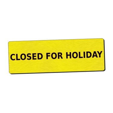 Sarı ahşap arka plan üzerinde siyah tatil ifadeler için kapalı