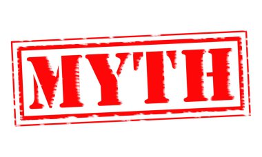 Efsane kırmızı damga metni beyaz kağıt üzerinde