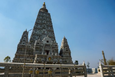 10 / 02 / 2019: wat-chong-kham, thailand: wat-chong-kha 'da yer almaktadır