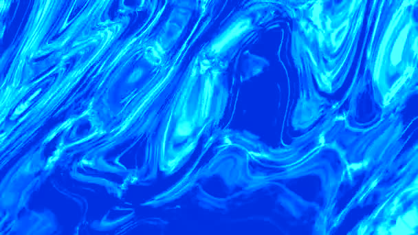 The background blue animations are fluid and liquid glass. — Stock Video