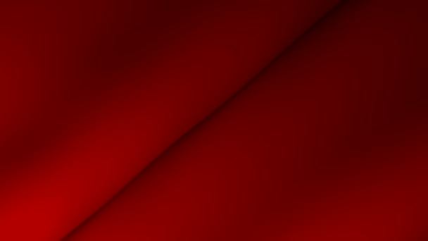 Rosso panno animato svolazzante nel vento . — Video Stock