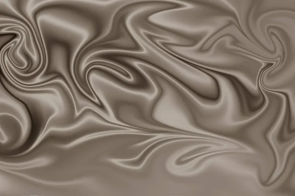 Satin fabric with glossy gray color is waves for the background. — Stock Photo, Image