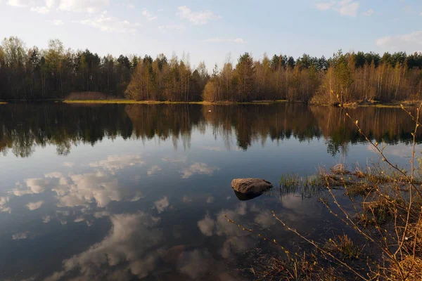 Seen und Wälder im Norden. — Stockfoto