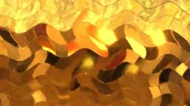 Golden moving shining wall background.