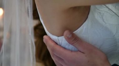 The couple get to touch a moment of tenderness.