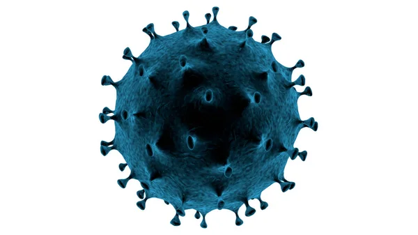 Covid Coronavirus Cell Infektiös Sars Cov Orsakar Influensa Och Pneumoni — Stockfoto