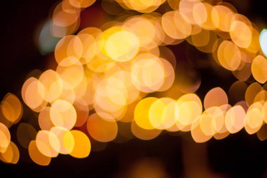 defocused bokeh lights, evening stot