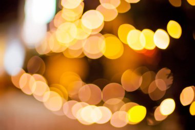 defocused bokeh lights, evening stot