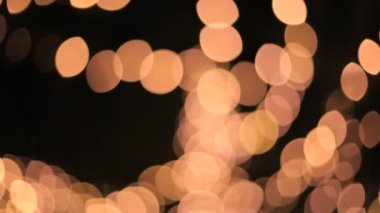 defocused bokeh lights, evening stot