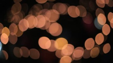 defocused bokeh lights, evening stot