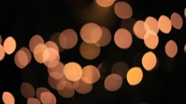 defocused bokeh lights, evening stot