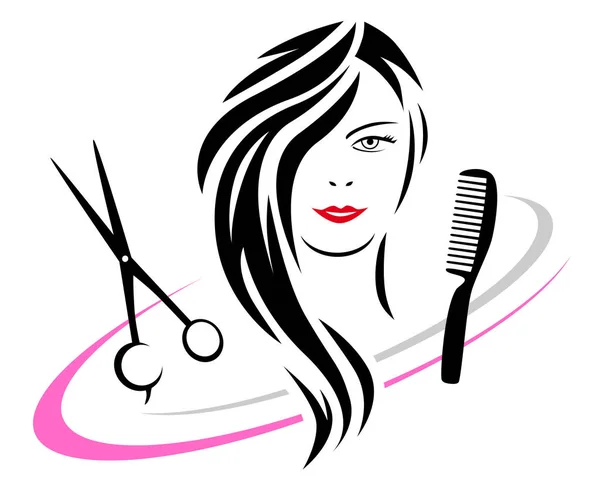 Abstract Hairdresser Vector Illustration — Stock Vector