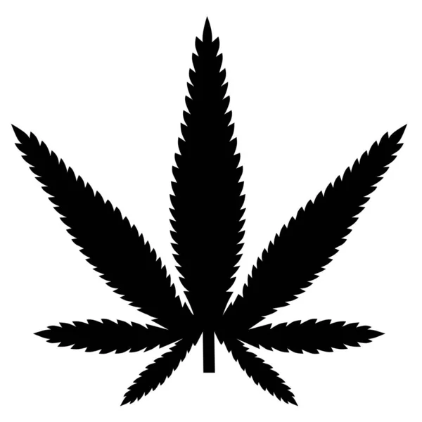 Logo Vecteur Abstrait Cannabis — Image vectorielle