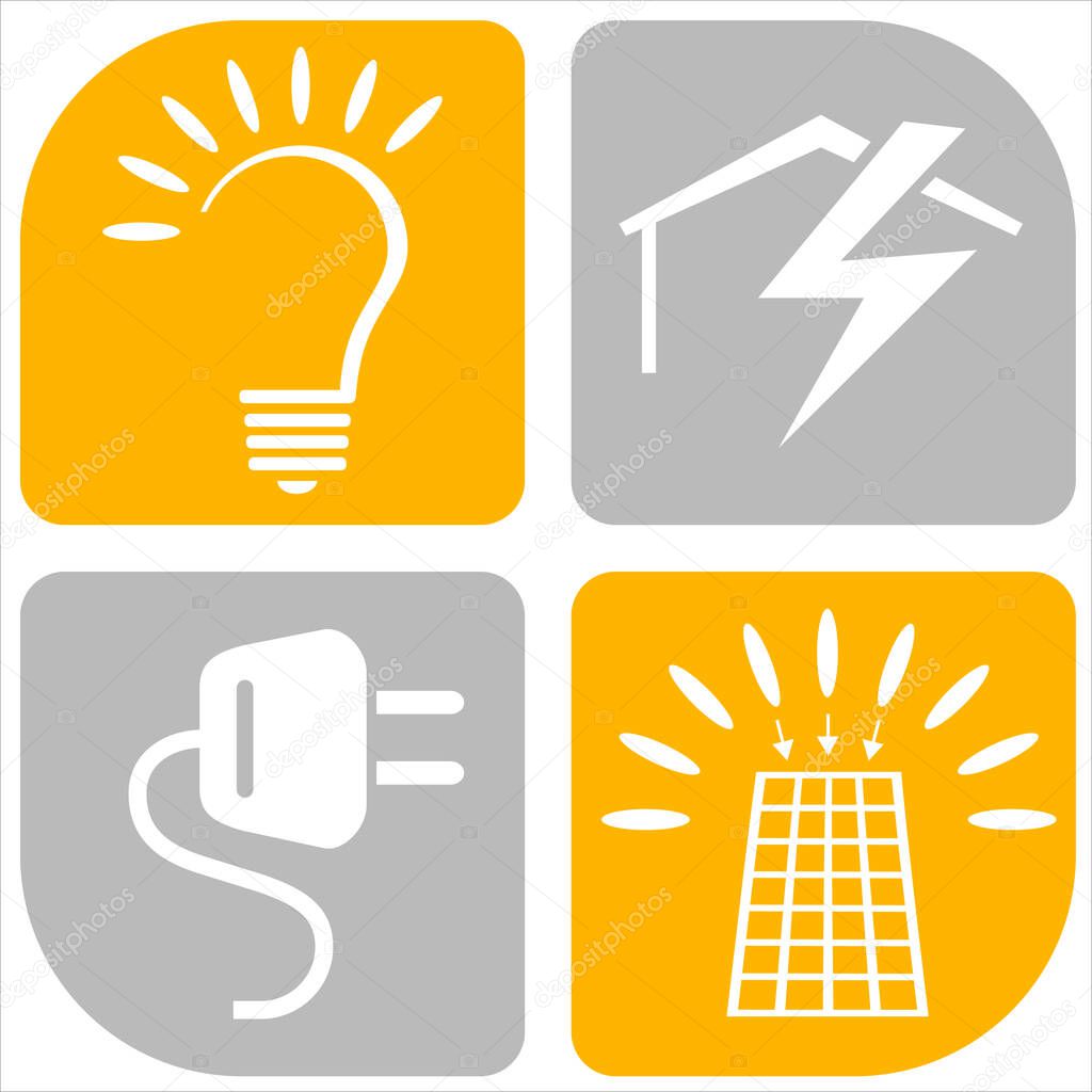 Electrical service vector illustration