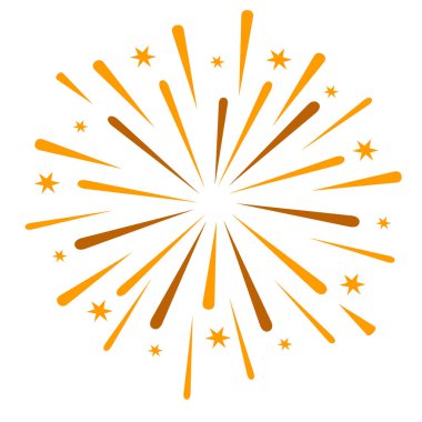 vektör kalitesinde havai fişek grafiği