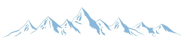 Illustration Abstraite Des Montagnes Qualité Vectorielle — Image vectorielle