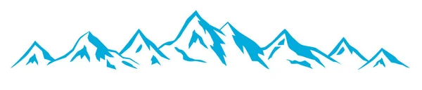 Abstrakte Abbildung Der Berge Vektorqualität — Stockvektor