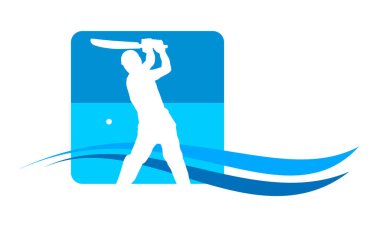 Vektör kalitesinde kriket sporu grafiği