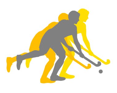 hokey sporu vektör çizimi