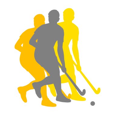 hokey sporu vektör çizimi