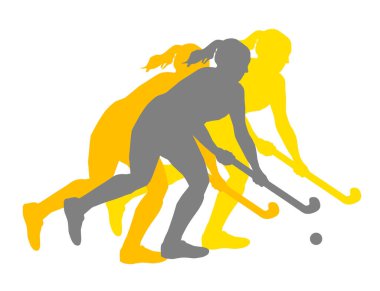 hokey sporu vektör çizimi
