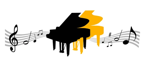 Instrumento Música Gráfico Calidad Vectorial — Vector de stock