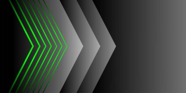 vektör kalitesinde siyah ve yeşil olarak soyut arkaplan