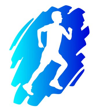 Vektör kalitesinde soyut çalışma sporu grafiği