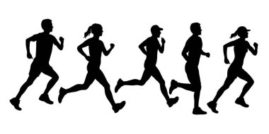 Vektör kalitesinde soyut çalışma sporu grafiği