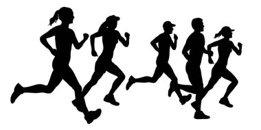 Vektör kalitesinde soyut çalışma sporu grafiği