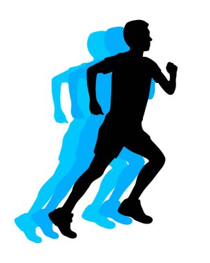 Vektör kalitesinde soyut çalışma sporu grafiği