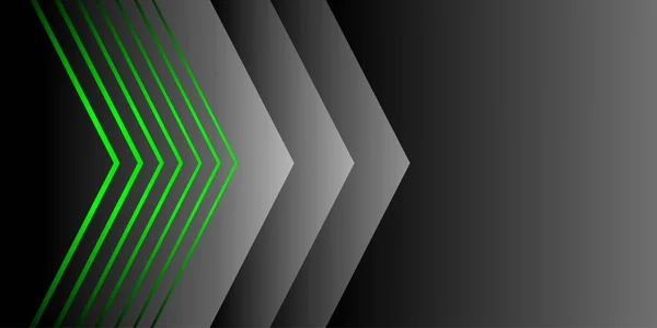 黒と緑の抽象的な背景をベクトル品質で — ストックベクタ