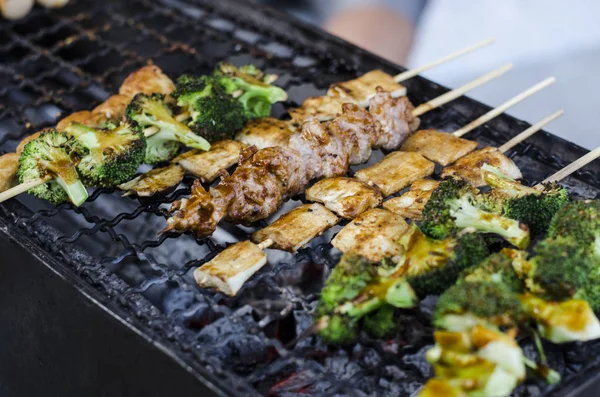 Street Food Mala Spice Bbq Hot Style — Stok Foto