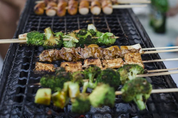 Street Food Mala Spice Bbq Hot Style — Stok Foto