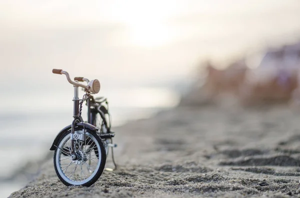 Juguete Bicicleta Playa Para Vacaciones Tiempo Relax — Foto de Stock