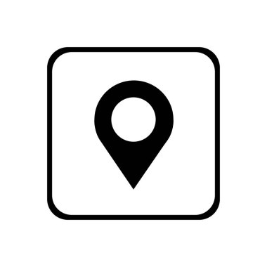 Beyaz arkaplan üzerindeki siyah simge jeo etiketi