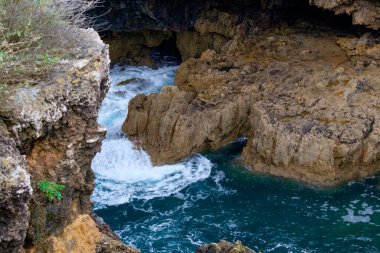 Atlantik Okyanusu kıyısında manzara