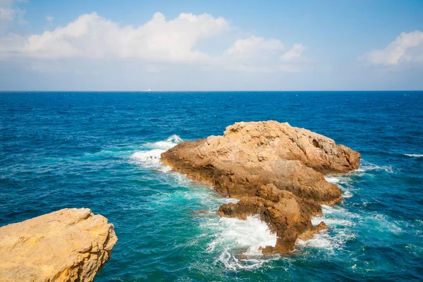 Узбережжя Середземному Морі — стокове фото