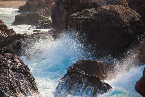 Paisagem Costeira Mar Mediterrâneo — Fotografia de Stock