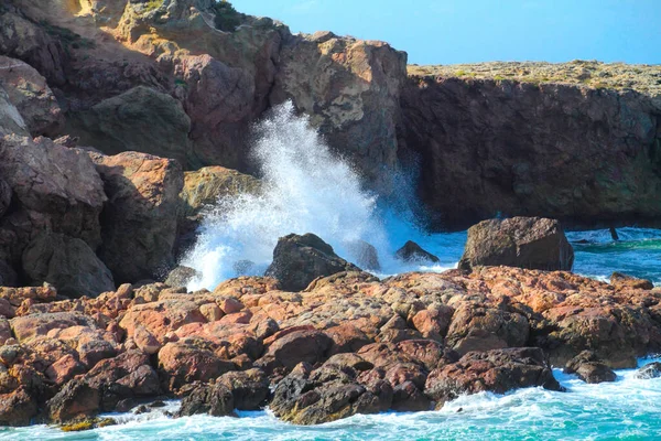 Paisagem Costeira Mar Mediterrâneo — Fotografia de Stock