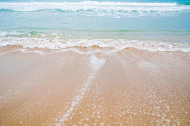 Akdeniz 'deki kıyı manzarası