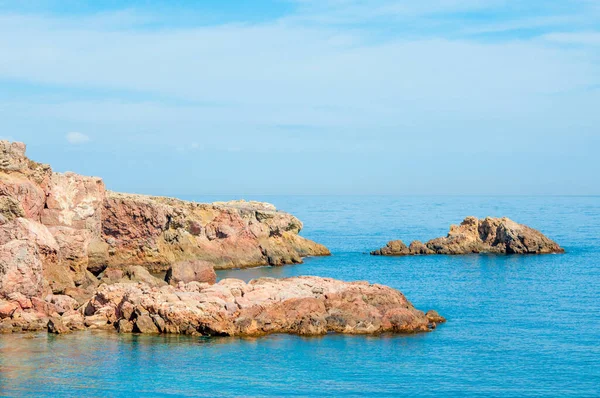 Paisagem Costeira Mar Mediterrâneo — Fotografia de Stock