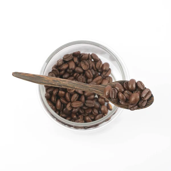 Coffee Beans White Background — Stock Photo, Image