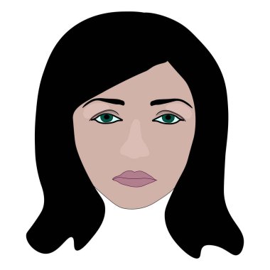 Avrupalı kapüşonlu sarkık gözlü kadın, yüz yaşlanmasının ilk belirtileri için üzgün görünüyor. Boğulmuş yüz..
